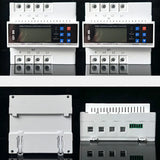 Three-phase Tuya WiFi 220V 60A Self-resetting Overvoltage Undervoltage Overload and Leakage Protection Device LCD Energy Meter