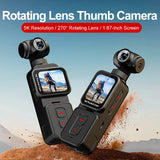 Pocket Camera 5K High-Definition Sport Camera with Image Stabilization for Outdoor Hiking Handheld Clip Cycling Action