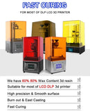 B 500g/1000g 3D High Wax Liquid Photopolymer 405nm 3D Printer Resins For LCD/DLP/SLA 3D Printer