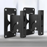 2Pcs Speaker Wall Mount Bracket Universal Audio Shelf Ceiling Speaker Mount Support Adjustment for Home Office KTV Concert Stage