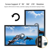 18.5inch 1920x1080 IPS Advertising LCD Monitor USB Port Auto Play Video