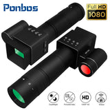 Ponbos NVP100C 250M Infrared Laser Night Vision Scope Sight 1080P HD 7X Optical Metals Monoculars Telescope for Hunting Camping