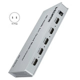 Multiviewer Quad Screen 4X1 Compatible 4K60hz Multi Monitor Switcher PIP 90° 180° Flip 8 Display Modes