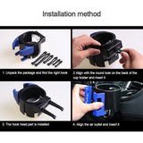 2 in 1 Car Drink Stand Universal Automotive Cell Phone Drink Holder Adjustable Compatible with Most Smartphones and Cups