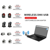USB To DMX Interface Adapter Stage Lighting Dimmer LED DMX512 Computer PC Stage Lighting Controller Dimmer