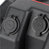 Motor Power Center Station Battery Box USB &amp 12V  Port Minnkota Trolling Battery Box Plastic Minnkota Trolling