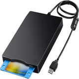 USB Floppy Disk Reader Drive 3.5" External Portable 1.44 MB FDD Diskette Drive for Mac Windows 10/7/8/XP/Vista PC Laptop Desktop