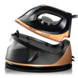 High Power Electric Steam Iron - Ceramic Base Plate with Large Steam Capacity (2000W Fast Heating, Auto Shut-Off）