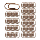 100 Pieces Paper Clips Office Supplies Creative Multipurpose Accessories Paperclips Notes Classified Clips for Home Teacher