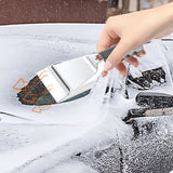 12V Car Heated Snow Ice Scraper Spade Tool Electric Car Snow Shovel Heated Windshield Glass Snow Shovel for Most Cars Trucks SUV