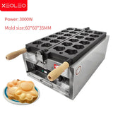 XEOLEO Electric Waffle Maker Machine 12PCS Cat Paw Shape Waffle Makers Waffle Iron Machine Takoyaki Machine