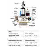 pneumatic hot stamping machine WT-QS90 digital multifunctional automatic collection hot stamping paper hot stamping machine