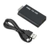 PS2 to HDMI-compatible 480i/480p/576i Audio Video Converter Full 1080P Adapter with 3.5mm Audio Output for All PS2 Display Modes