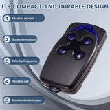 For FLO2RS, FLO4RS FlorS Garage Gate Door Remote Control 433.92Mhz Rollingcode 3Pcs Remote Control Garage