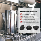 16PCS Rubber Plugs Protective Rubber Plugs Set  RV Kitchenware Gas Stoves Holder Rubber Cover Caps For Dometic Smev Thetford