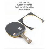Hot selling Universal straight and horizontal table tennis racket rubber cutting machine rubber edge cutting machine