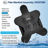 Cartridge Filter Manifold Replacement Top Assembly R0357600 For Zodiac For Jandy CL& CV Series CL340, CL460, CL580, CV340,