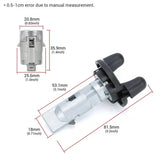 Ignition Key Switch Cylinder W/2 Key Door Lock 704600 702912 598007 For 1999 Silverado 1500
