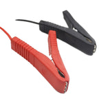 10PCS 35A Red+Black 77.6mm Crocodile Battery Test Clip Iron Plated Nickel Fully Sheathed Wiring Power Test Clamp Crocodile Clamp