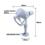 Micro Wind Turbine Generator 50W 12V DC Output Low Start Wind Speed (1.5m/s) Efficient Three-Phase PM Brushless Generator