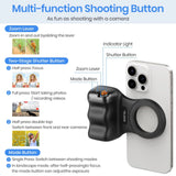 Telesin Magnetic Phone Camera Grip with Wireless Shutter Button Remote for IPhone17 16 15 14 Pro Max Vlog Video Photography