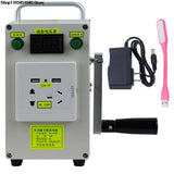 Hand Crank Generator Outdoor Portable Multifunction Hand Cranked Generator 220V 12V 5V Charging for Phones Laptop Lantern