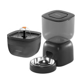 Leak Proof Charge Solid Portable Smart Pet Feeding Set Automatic Two-in-One Mobile Phone WiFi Detachable Design for Cats Dogs