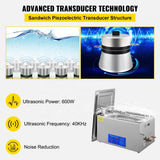 DAIXI High Quality HUltrasonic Cleaner 30L Ultrasonic Cleaner  with Digital Heater Timer and Cleaner Basket