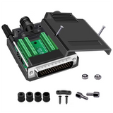 HDB44 Solderless Connector Industrial 3 Rows D-SUB 44Pin P Hole Plug Breakout Terminal Board Adapter
