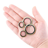 100/150Pcs Metric Dowty Bonded Oil Seal Washer Automotive Drain Plug Gaskets Oil Crush Washers M6 M8 M10 M 12 M14 M16 M20 M24