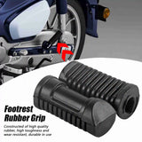 Motorcycle Front Footpegs Footrest Rubber Pad Grip Cover for Honda 125cc CG 125 Motorbike Foot Pegs Accessories