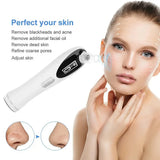 Mini Pore Cleaning Blackhead Remover Tool Fashion Design Rechargeable Vacuum Blackhead Remover with Hot Compression