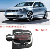 LHD DSG Gear Shift Knob With Dust Leather Cover Gearbox Shift Lever For VW Golf 6 MK6 GTI GLI Scirocco 16D713203A