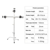 Delighted- 5 Inch Adjustable MiniC-Stand Tripod Multi-Functional Universal Lamp Stand for Live Broadcast Light