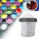 Paint Mixing Cup System 20 Ounce 600Ml Kit Disposable HVLP Paint Spraypaintgun 20 Ounce Kit Paint Spraygun Refill