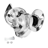 12V Snail Air Horn 48W Waterproof Air Motorcycle Horn 300DB Auto Snail Horn Super Loud Horn for Motorcycle Car Truck SUV Boat