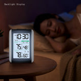 Multi Sensor: Indoor Outdoor Thermometer Hygrometer with 3 Sensor Support - 4-Digit Time Calendar Display and Backlight for