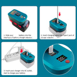 PD 3.0 65W Fast Battery Charger Adapter Converter USB-A & Type C For Makita 18V BL1860B BL1850 BL1830 BL1820 Battery Accessories