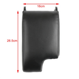 Black Leather Armrest Center Console Lid Cover For BMW E46 3 Series 1998-2006 Black Replacement Parts Accessories