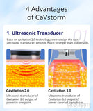 CaVstorm 40k Vacuum Cavitation 3.0 RF Removal Clear Cups Fat Shaping Cellulite Reduce Skin Care For Spa Beauty Machine