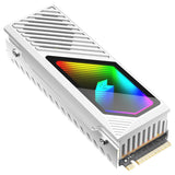 M.2 2280 SSD Heatsink Heat Sink Cooler with Thermal Silicone Pad 5V 3 Pin ARGB Hard Drive Heatsink M.2 Radiator for M.2 2280 SSD