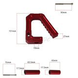 Car Modification Aluminum Alloy Handle Armrest Suitable for 2007-2008 Jeep Wrangler JK Front