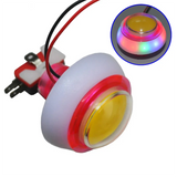 10-Unit Pack Colorful LED Lights Arcade Push Buttons, RGB Flash For Swing Cars And Amusement Devices, 12V;