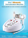 5 in 1 ultrasonic skin scrubber diamond microdermabrasion with ultrasound probe beauty equipment