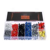 Alloy Steel Crimper with 1200pcs Terminal Connector for 0.25~10 mm² Wires, 23~7 AWG, 175mm Length, 377g Weight