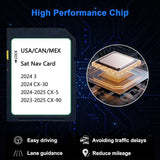 Upgraded KMV66 EZ1B Navigation SD Card Map for CX5(20242025), CX30/Model 3(2024), CX90(20232025) for USA/CAN/MEX