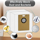 For Narwal Freo S Robot Vacuum Cleaner- 21PCS Replacement Parts Including Hepa Filter, Mop Cloth, Dust Bag& Side Br