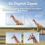 Z9158 4K UHD Digital Tactical Telescope Camera Head Mounted Infrared Night Vision Binoculars for Hunting Camping with Flashlight
