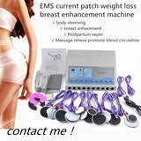 Professional Slimming instrument !! tens unit pads EMS electric muscle stimulator belt electrodes pad fitness equipment