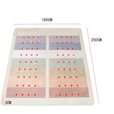 Far Infrared Therapy Mat with Amethyst & Negative Ions Photon Magnetic Heating Pad for Pain Relief & Detox | Bioenergy Gemstone